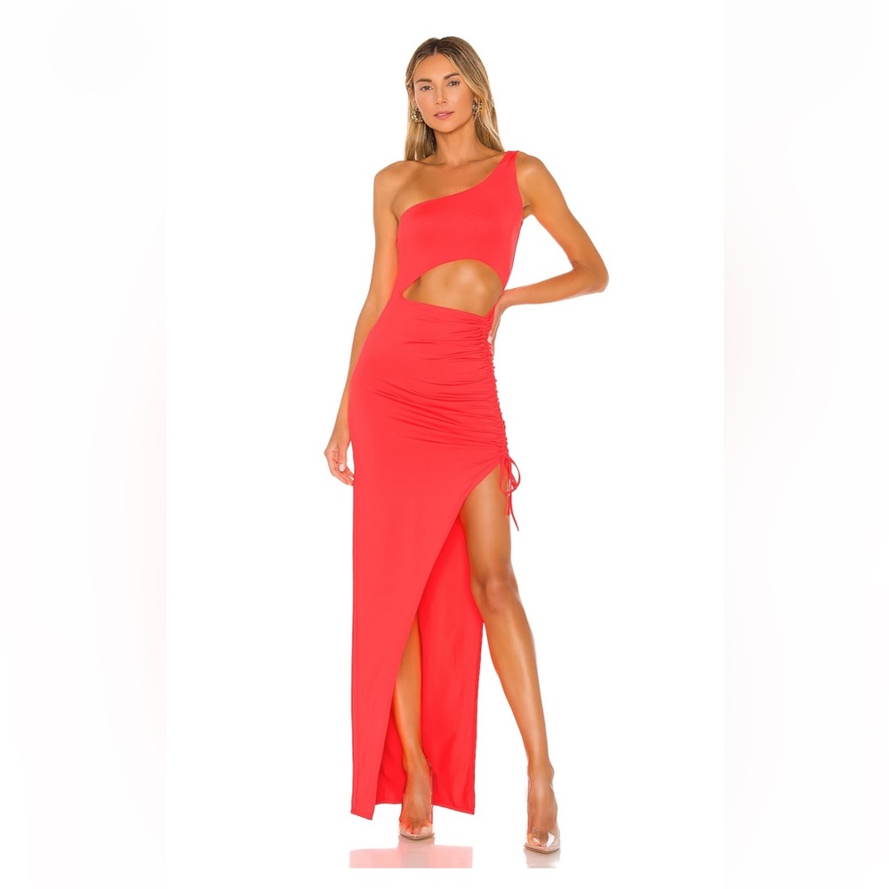 Superdown - Alanie Maxie Dress - Neon Pink - Cutout